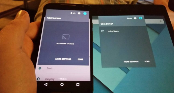 Przesyłaj ekran z Androidem na Smart TV