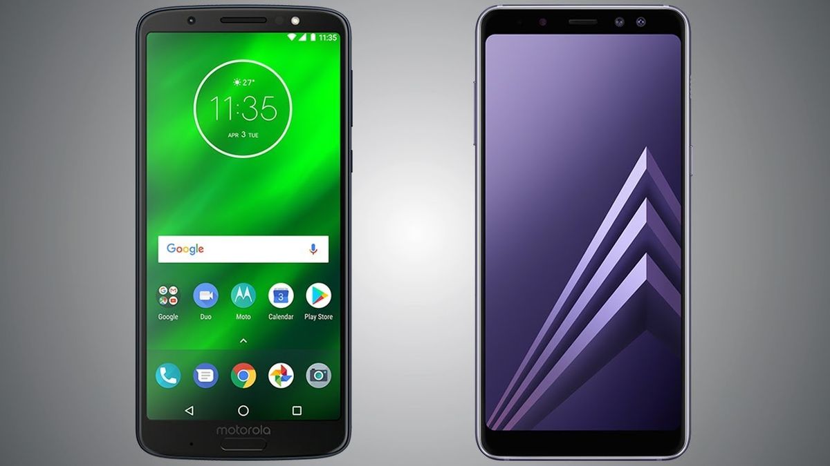 Moto G7 vs Galaxy A6 Plus: Usporedite cijene i tehničke podatke Mobilni telefoni