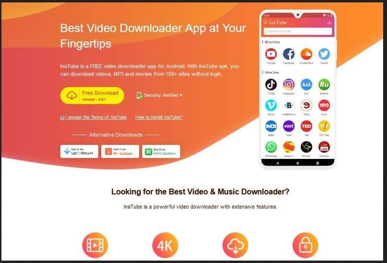Najlepší YouTube Downloader pre Android: Ins Tube