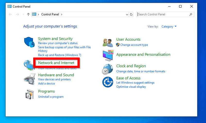   Deshabilite IPv6 en Windows 10 en la configuración de red