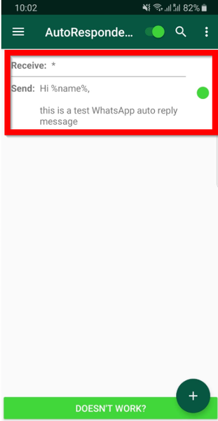 Imposta la risposta automatica di WhatsApp: crea una regola di risposta automatica