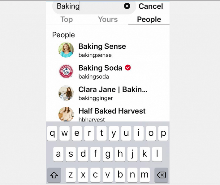 Com trobar persones a Pinterest des de l'aplicació per a iPhone/iPad