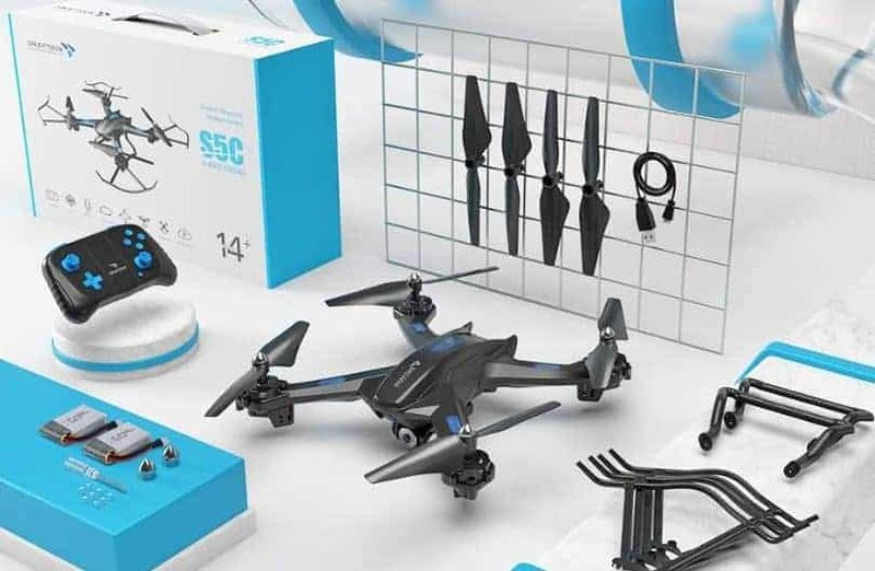Geriausios dovanų idėjos paaugliams: SNAPTAIN S5C WiFi FPV dronas