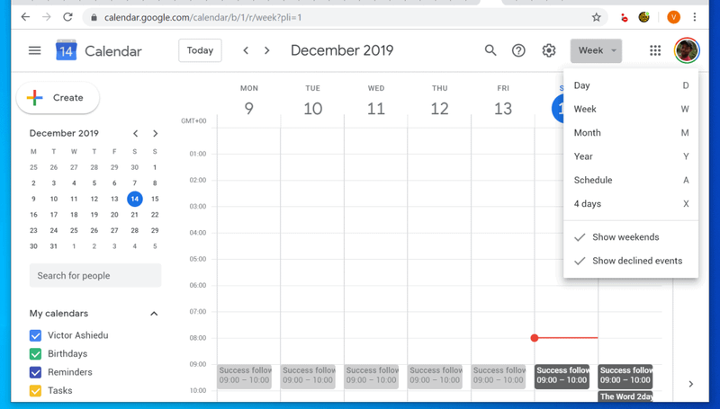 Com imprimir Google Calendar en paper