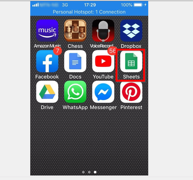 Ako zmraziť riadok v Tabuľkách Google z aplikácie pre iPhone