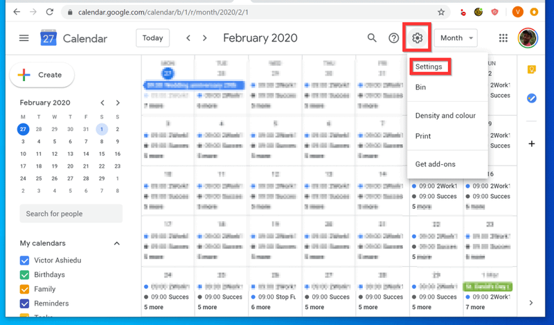 Fusionner Google Agendas Étape 2 : Créer un nouvel agenda (facultatif)