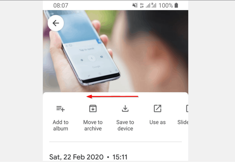 Ako tlačiť z Google Photos Android