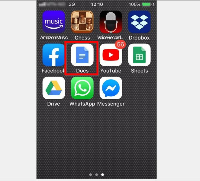 Kaip padaryti išnašas „Google“ dokumentuose iš „iPhone“.