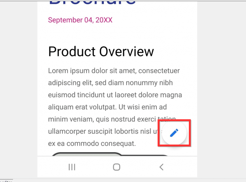 Kaip padaryti išnašas „Google“ dokumentuose iš „Android“.