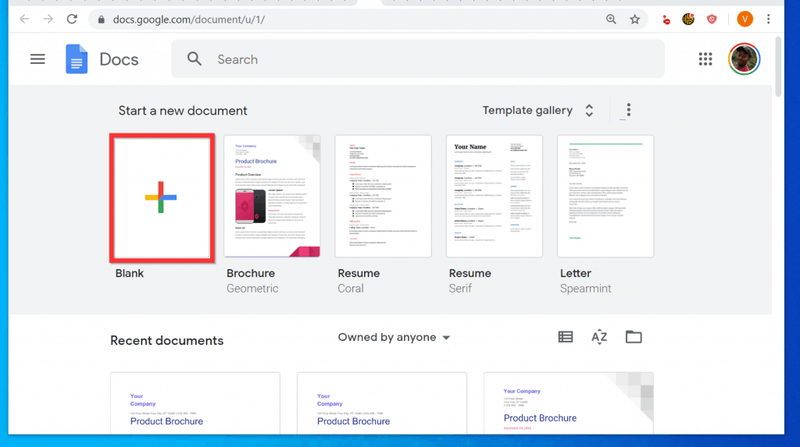 Comment convertir Word en Google Doc à partir de Google Docs