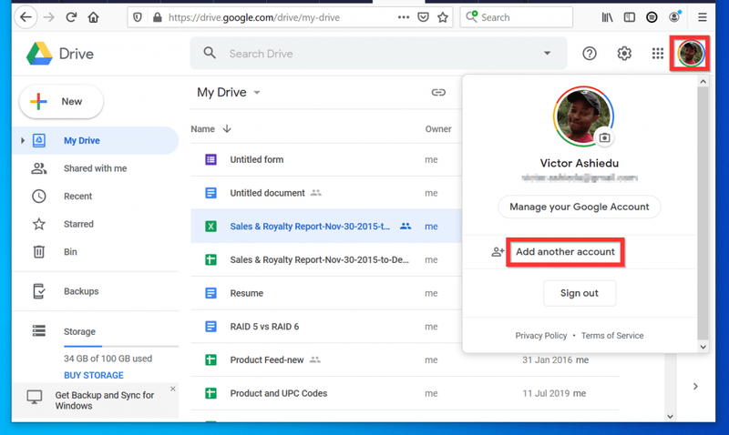 Kā pārvietot failus no viena Google diska uz citu (piekļūstiet failiem jaunajā kontā)