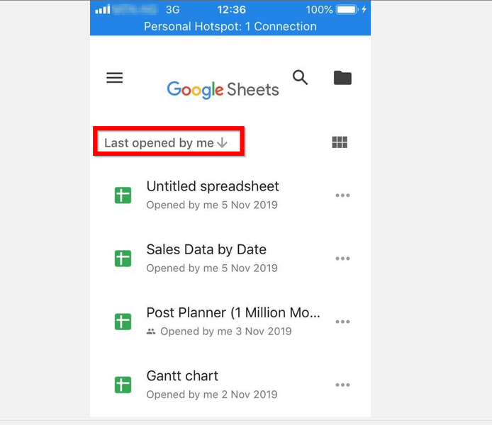 Com combinar cel·les a Google Sheets des de l'aplicació iPhone/iPad