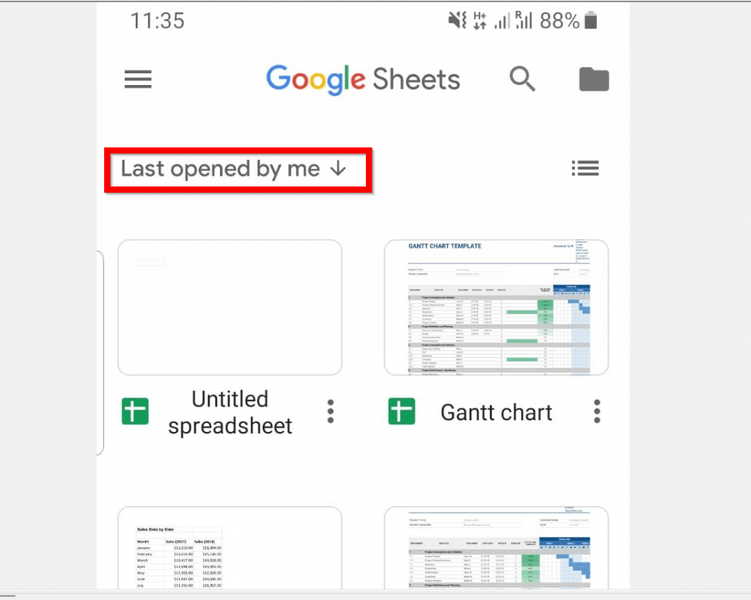 Com combinar cel·les a Google Sheets des de l'aplicació per a Android