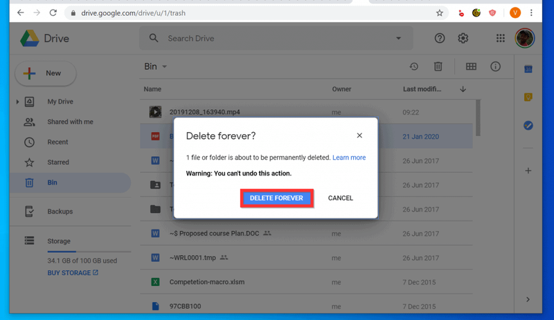 Ako odstrániť súbory z Disku Google z počítača