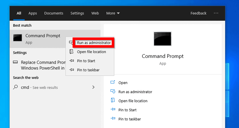 Com formatar una targeta SD a Windows 10 - Pas 2: mètode 1 - Com formatar una targeta SD amb l'ordre DISKPART