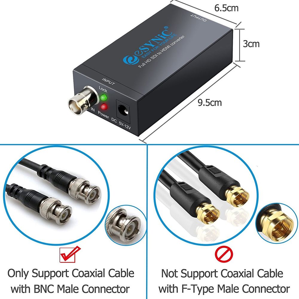 Najboljši pretvornik za pretvorbo koaksialnega kabla v HDMI
