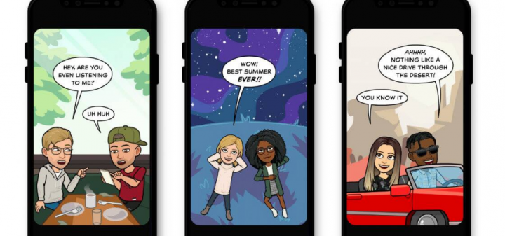 Zdieľajte svoje príbehy o bitmoji