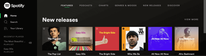 spotify webbspelares hemsida