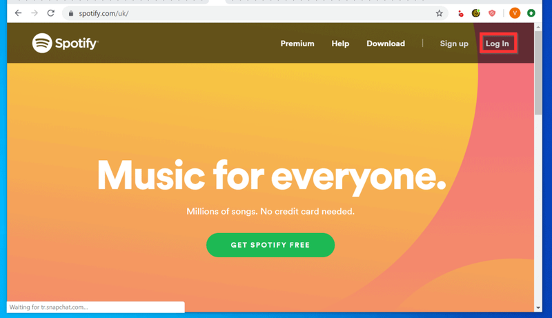 Avant de dissocier Spotify de Facebooka, modifiez le mot de passe Spotify