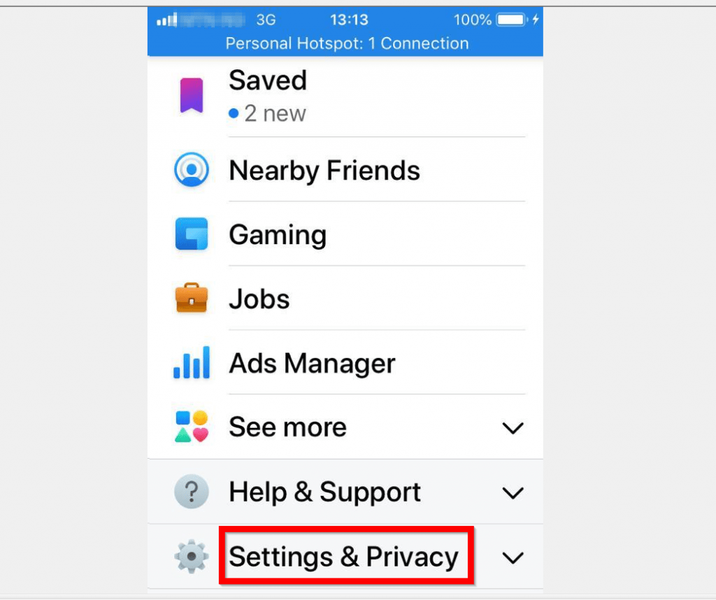 Comment être invisible sur Facebook depuis l'application iPhone