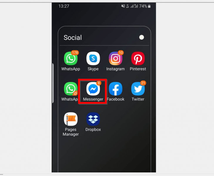 Comment être invisible sur l'application Facebook Messenger