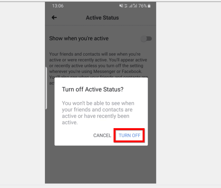 Comment être invisible sur Facebook depuis l'application Android