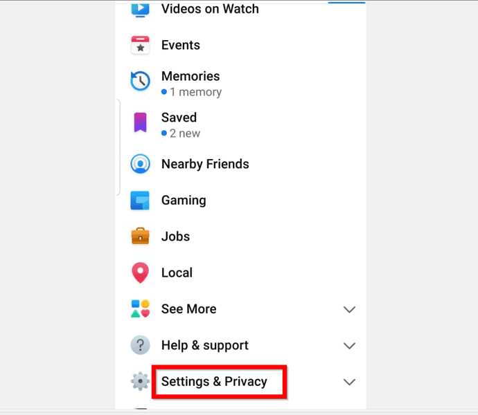 Comment être invisible sur Facebook depuis l'application Android