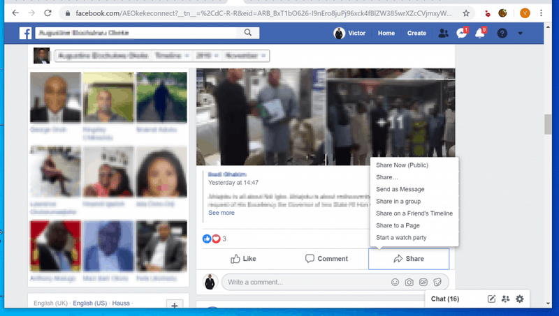 Com tornar a publicar a Facebook des d'un ordinador
