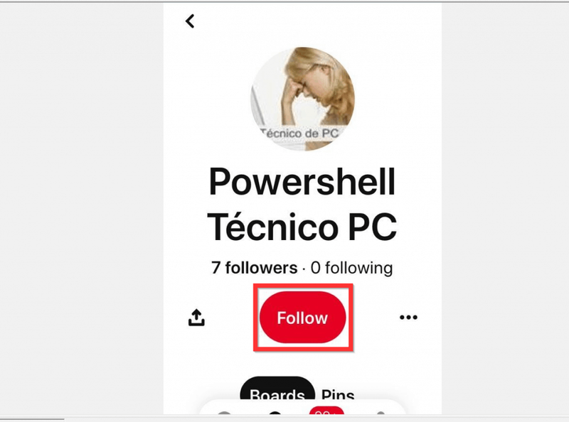 Kaip sekti ką nors „Pinterest“ „iPhone“.