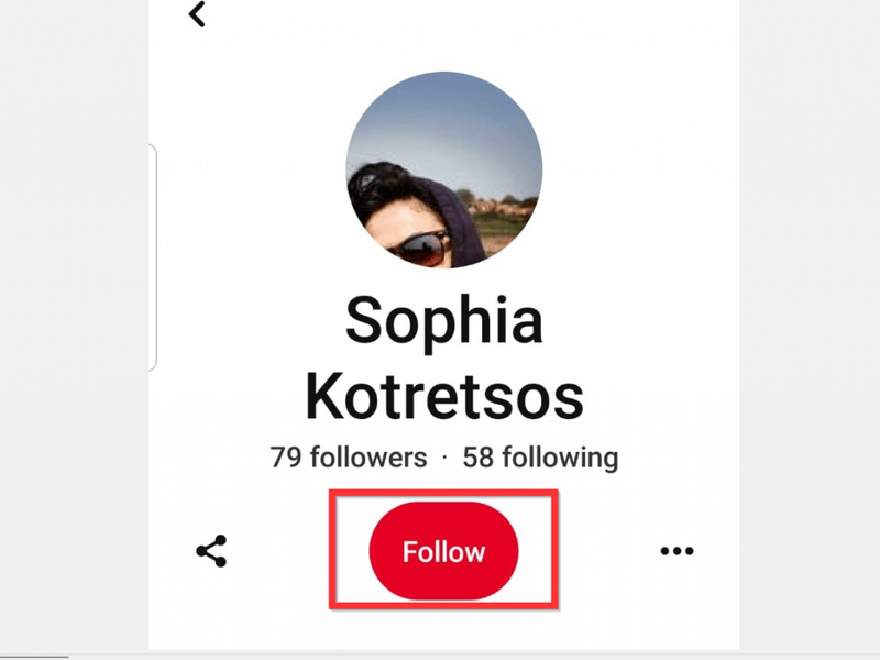 Kaip sekti ką nors „Pinterest“ sistemoje „Android“.