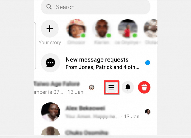 Kuidas blokeerida kedagi Facebook Messengeri rakenduses