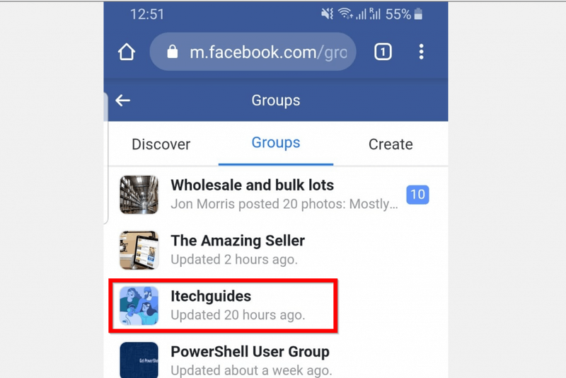 Ako odstrániť skupinu na Facebooku z prehliadača smartfónu