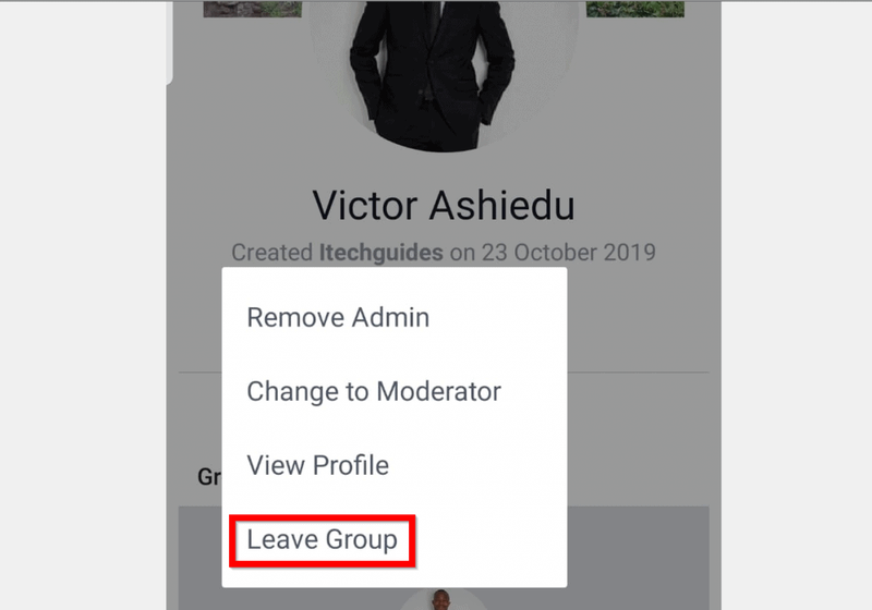Ako odstrániť skupinu Facebook z aplikácie Facebook