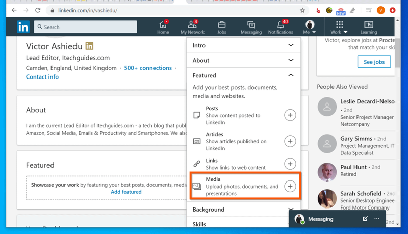 Com afegir currículum a LinkedIn des del vostre perfil