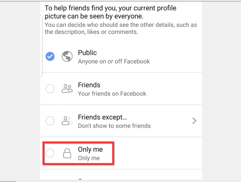 Ako skryť fotografie na Facebooku z aplikácie pre Android