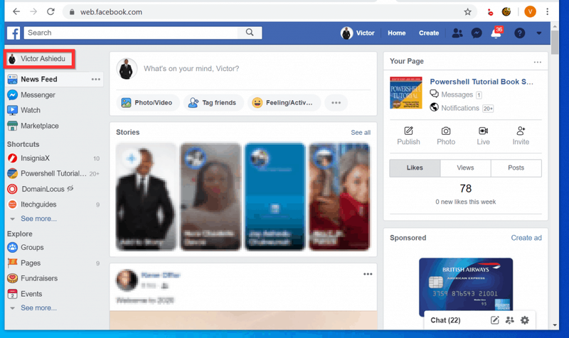 Ako skryť fotografie na Facebooku z počítača (Facebook.com)