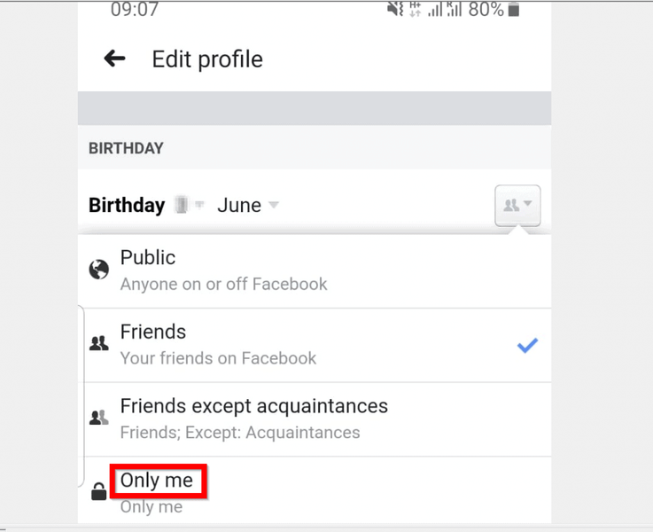 Ako skryť narodeniny na Facebooku (z aplikácie)