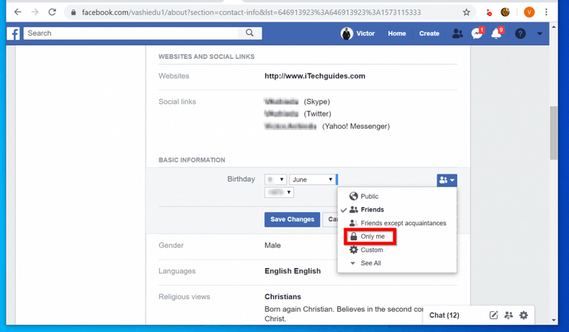 Ako skryť narodeniny na Facebooku (z PC alebo Mac)