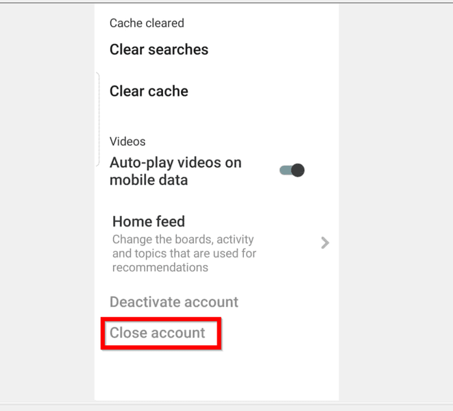 Ako odstrániť účet Pinterest z aplikácie pre Android