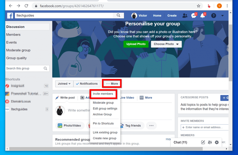 hur man lägger till admin i Facebook-gruppen