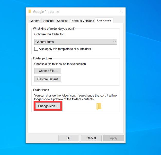 Ako zmeniť ikony priečinkov v systéme Windows 10