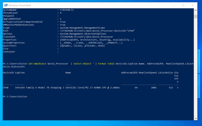 Hoe u kunt achterhalen welke processor u heeft op Windows 10 met CMD of PowerShell