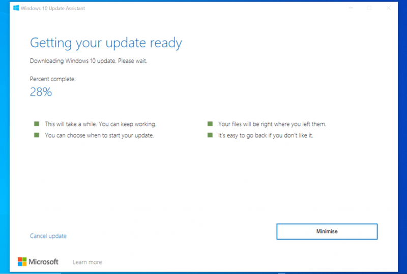 Windows 10 21H1 업데이트를 수동으로 설치하는 방법