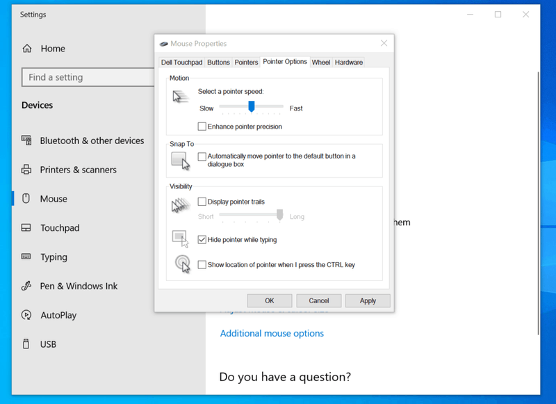 Per optimitzar Windows 10 per a jocs: desactiveu l'acceleració del ratolí