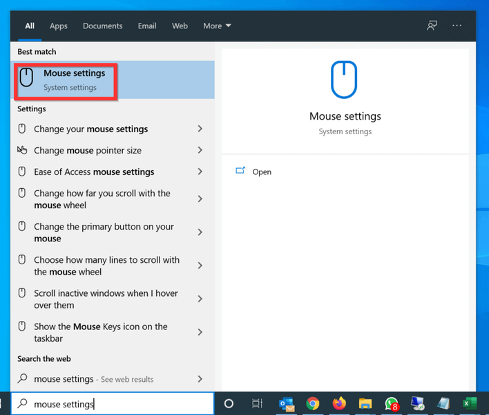 Per optimitzar Windows 10 per a jocs: desactiveu l'acceleració del ratolí