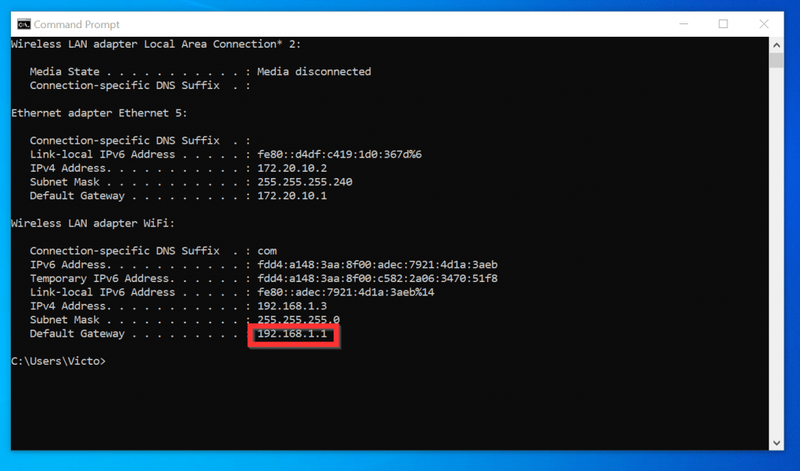 Ako nájsť heslo Wifi v systéme Windows 10 z vášho smerovača