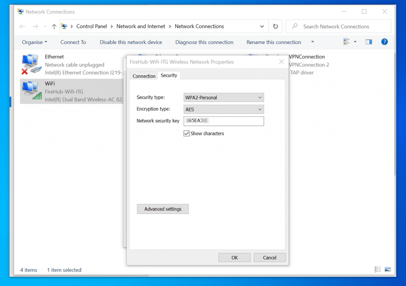 Ako nájsť heslo Wi-Fi v systéme Windows 10 z nastavenia siete