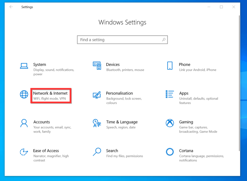 Hoe u DNS op Windows 10 kunt wijzigen via Adapterinstellingen