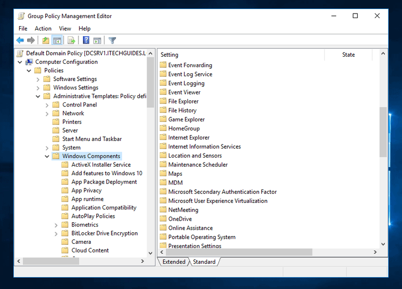 Microsoft Edge is niet in groepsbeleid